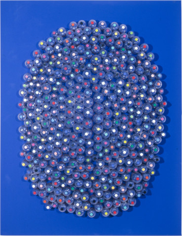 Dale Frank The Universe of wanking pixels, 0; acrylic and Pepsi Max bottles on linen; 260 x 200 cm; enquire