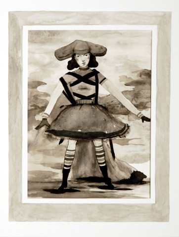 Linda Marrinon Untitled, 2005; watercolour on paper and mount board; 53 x 41 cm; enquire