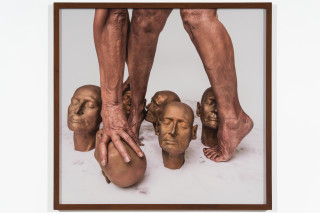Julie Rrap Un-Becoming Monuments #12, 2026; digital print on metallic rag paper; 65.5 x 69 cm; Edition of 5 + 2 AP; enquire