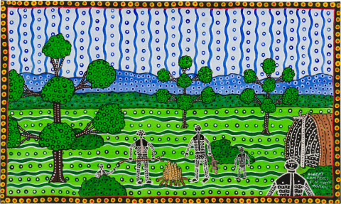 Robert Campbell Jnr Untitled 3.6.89, 1989; acrylic on canvas; 55 x 92 cm; more info; enquire