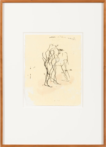 Newell Harry Untitled, 2015-16; ink monoprint, gouache, gesso on paper; 71 x 51 cm; (framed); enquire