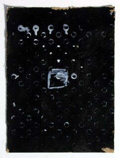 Newell Harry Untitled, 2006; gesso and oil stick on ironed Fabriano paper; 38 x 28 cm; enquire