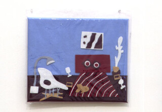Kathy Temin Arrange Your Own Room, 1998-99; Felt on felt, plastic wrap; 39 x 32 cm; Edition of 3; enquire