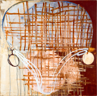 John Firth-Smith Net, 1996; oil on linen; 122 x 122 cm; enquire