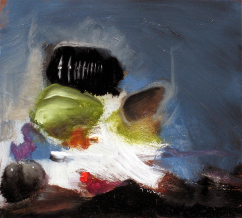 Louise Hearman Untitled #1173, 2005; oil on masonite; 23 x 25 cm; enquire