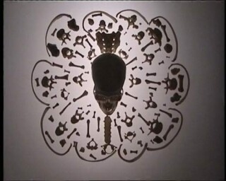 Julie Rrap Bone Mandala, 1999; duration 2:32 minutes; Edition of 9; enquire