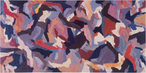 David Aspden Cape Fergusen, 1985; oil on canvas; 152 x 305 cm; enquire
