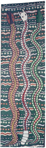 Robert Campbell Jnr The Eel the Cobra and the Snake, 1987; 95 x 27 cm; enquire