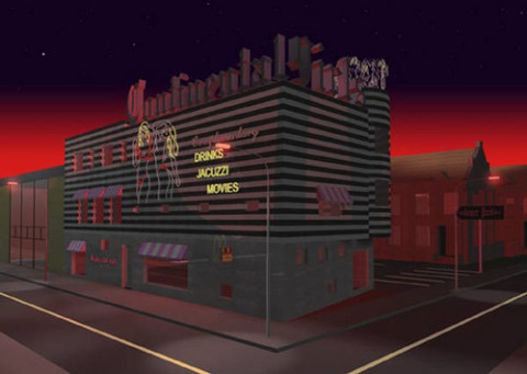 Callum Morton Continental Girls, Paris, 2001; Digital print; 79 x 120 cm; Image size: 59 x 84cm; Edition of 30; enquire