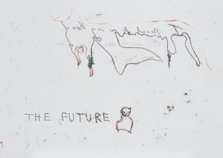 Tracey Emin My Future, 2003; black and red ink on paper; 42 x 60 cm; enquire