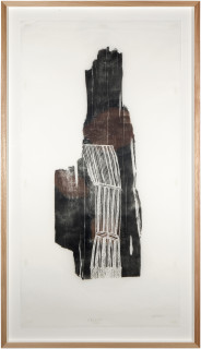 Mulkun Wirrpanda Rakay #4, 2015; relief print on mulberry paper; Edition of 30; enquire