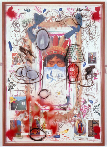 Juan Davila Tom of Mexico, 1989-; oil on canvas; 122 x 86 cm; enquire