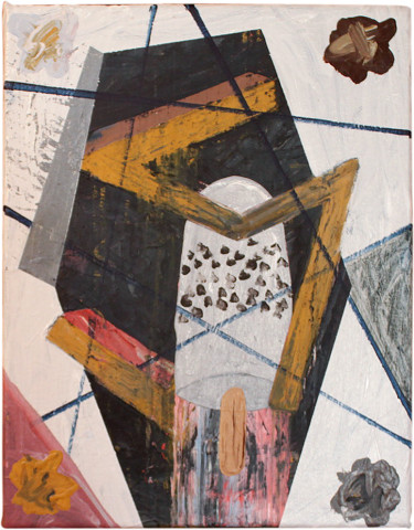 David Griggs Frat of the Obese 23, 2011; acrylic on canvas; 46 x 36 cm; enquire