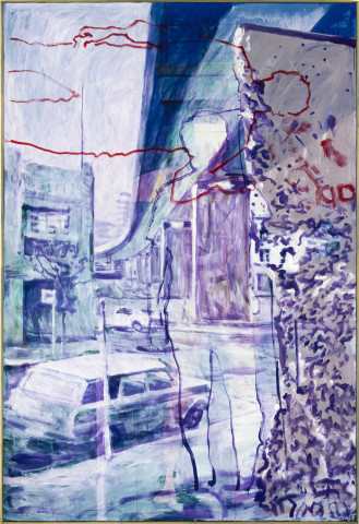 Gunter Christmann Breakdown, 1990; acrylic on canvas; 244 x 168 cm; enquire