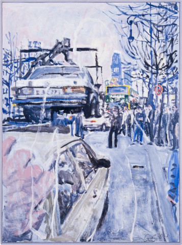 Gunter Christmann Kudamn Lift, 1989; oil on canvas; 122 x 91 cm; enquire