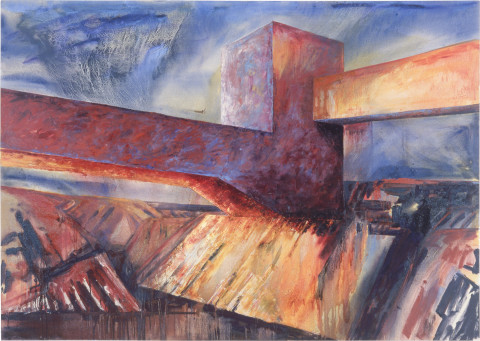 Mandy Martin E.Z. Works 1, 1986; oil on canvas; 170 x 240 cm; enquire