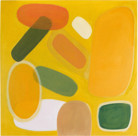 Angela Brennan Song Painting, 1997; oil on canvas; 122.5 x 122.5 cm; enquire