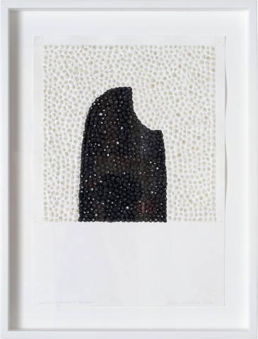 Rohan Wealleans White Man Meets Bigfoot, 2014; paint on paper; 42 x 29.5 cm; enquire