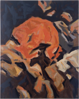 David Aspden Rock for Van Rhijn, 1985; oil on canvas; 152 x 122 cm; enquire