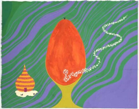 Nell The Front Door, 2004; gouache on paper; 22.3 x 28.2 cm; enquire