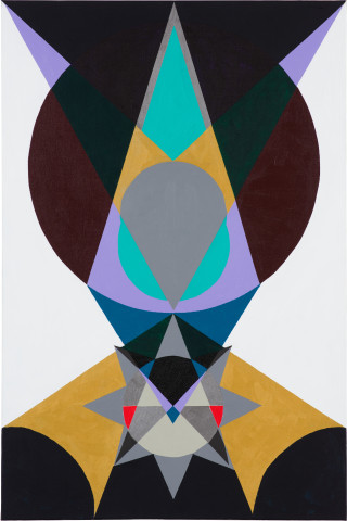 Mikala Dwyer Grey Mother, 2022; acrylic on canvas; 92 x 60 cm; enquire