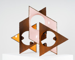 James Angus Mother, 2025; steel, enamel paint; 80 x 87 x 59 cm; enquire