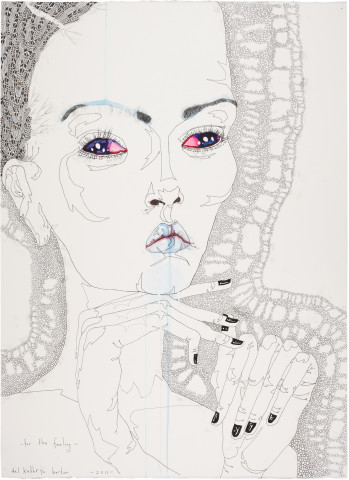 Del Kathryn Barton for the feeling 2, 2011; water colour, gouache and ink on hot pressed paper; 82 x 62 cm; enquire
