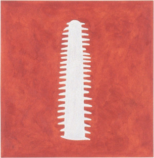 Fiona Foley Sawfish, 1998; oil on canvas; 39.5 x 38.5 cm; enquire