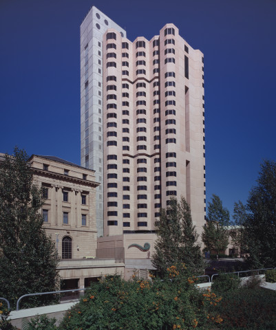installation view; Bronwyn Oliver Eyrie, 1993; Copper, bronze; 500 x 200 x 50 cm; enquire