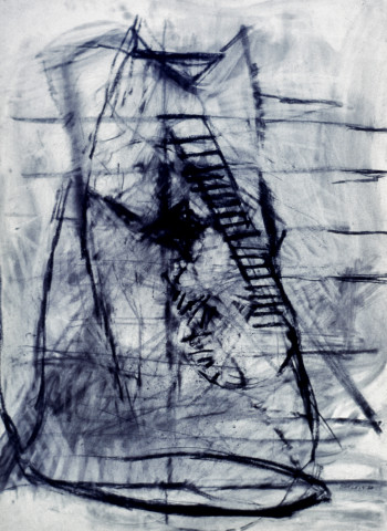 Marion Borgelt Anselm, 1980; charcoal on paper; enquire