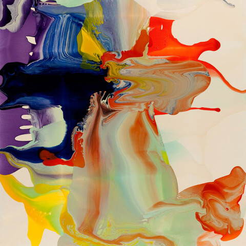 Dale Frank 13. His deterioration mediated through countless other mediocre meaningless ailments that in reality only signaled the loss that comes with aging. A loss he grappled with, contradicted, was resigned, and rebelled against every day. , 2009; varnish on canvas; 200 x 200 cm; enquire