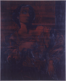 Lindy Lee Speculation, 1990; oils and wax on paper; 127.5 x 106 cm; enquire