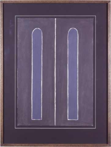 David Tremlett African Hotel, 1988; pastel on paper; 61 x 43.5 cm; enquire