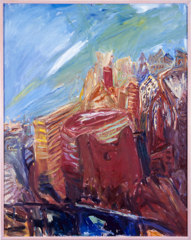 Kevin Connor Circular Quay, 1985; oil on Belgium linen; 153 x 122 cm; enquire