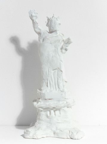 Linda Marrinon Statue of Liberty, New York Harbour, 1998; from the series Sculpture For The Home; Plaster; 36 x 17 x 15 cm; enquire