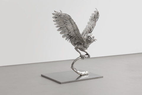 Del Kathryn Barton fly my love, 2025; stainless steel; 71 x 40 x 61 cm; Edition of 5 + 5 AP; more info; enquire