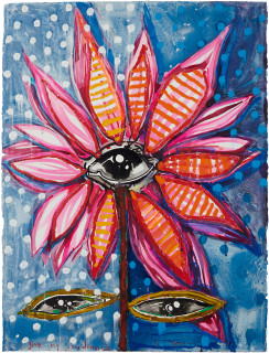 Del Kathryn Barton i give my radiance to you, 2019; acrylic, oil stick on paper; 86 x 67 cm; enquire