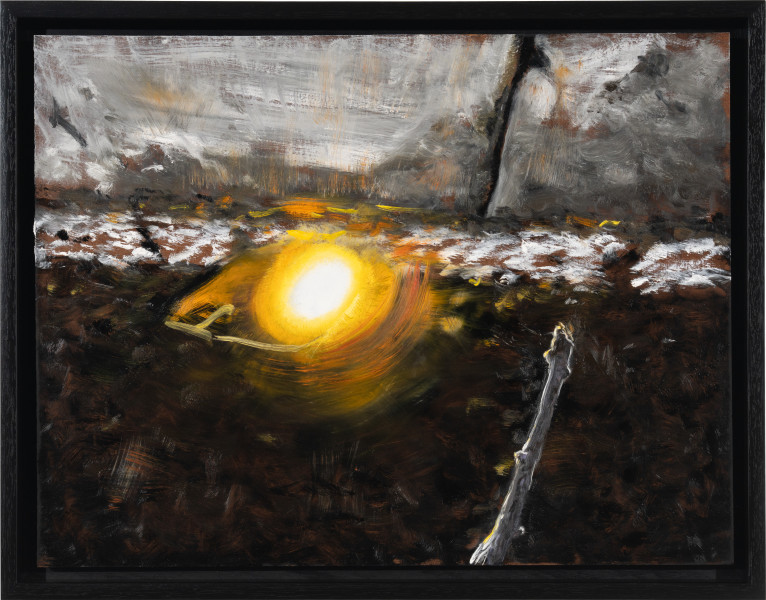 Louise Hearman Untitled #1545, 2024; oil on masonite; 41.5 x 54 cm; enquire