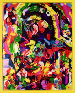 TV Moore Rainbow Cleopatra, 2013; cibachrome in unique frame; 168 x 135 cm; enquire