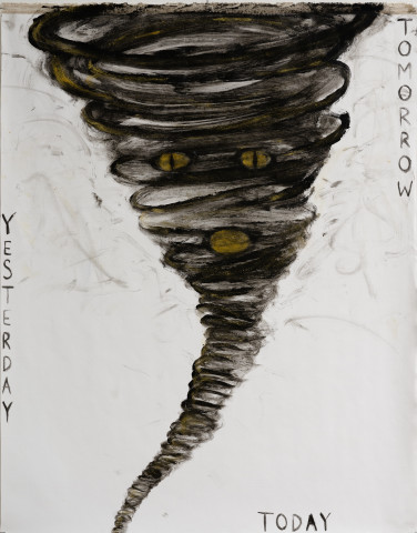 Nell yesterday today tomorrow, 2018; acrylic paint on canvas; 90.9 x 71.4 cm; enquire