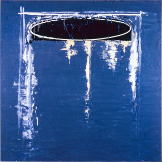 John Firth-Smith Listening, 1988; oil on linen; 274 x 274 cm; enquire