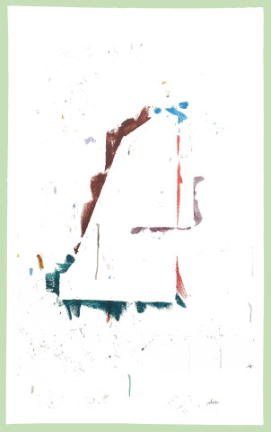 Hany Armanious Gyprock, 2018; eco-solvent vertical surface print on linen; 135 x 85 cm; Edition of 2 + AP 1; enquire