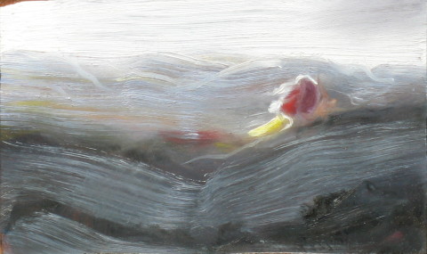 Louise Hearman Untitled #1175, 2005; oil on masonite; 10 x 17 cm; enquire
