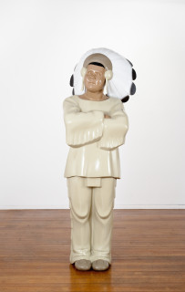 Michael Parekowhai The Brothers Grimm 7, 2009; automotive paint on fibreglass; 163 x 52 x 49 cm; enquire