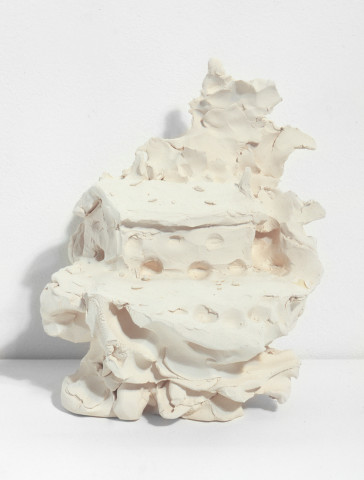 Linda Marrinon Sunrise over house, 1998; from the series Sculpture For The Home; White terracotta; 21 x 19 x 14 cm; enquire