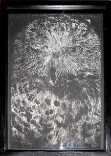 The Armory Show David Noonan, 2003; from the series Owl; gouache on paper; 33.5 x 25 cm; 29.5 x 21 cm (image size); enquire