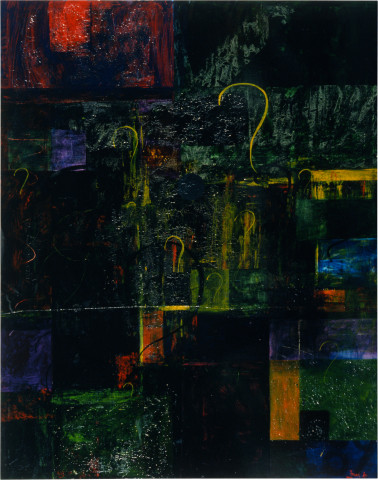 Dale Frank Creeping, 1989; acrylic and resin on canvas; 240 x 200 cm; enquire
