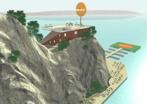 Callum Morton Casa Spizzico, Capri, 2001; digital print; 59 x 84 cm; Edition of 30; enquire