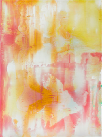 Dale Frank Longing, 2020; powder pigments in resin, epoxyglass, on Perspex; 160 x 120 cm; more info; enquire