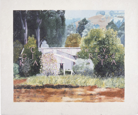 Jenny Watson House Paintings: Kallista (small version), 1976; oil on canvas; 91.5 x 106.5 cm; enquire